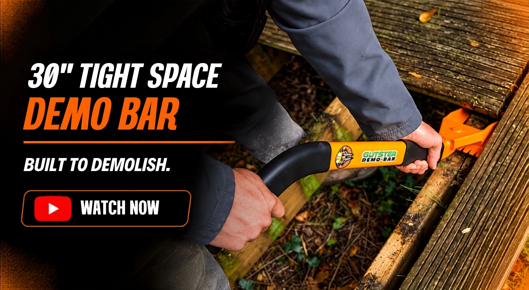 30 Tight Space Demo Bar