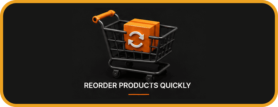 Reorder Products Quickly
